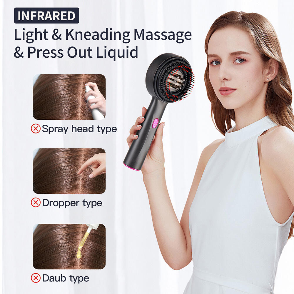 Massageador Elétrico para Cabelo – Relaxamento Profundo e Estimulação Capilar