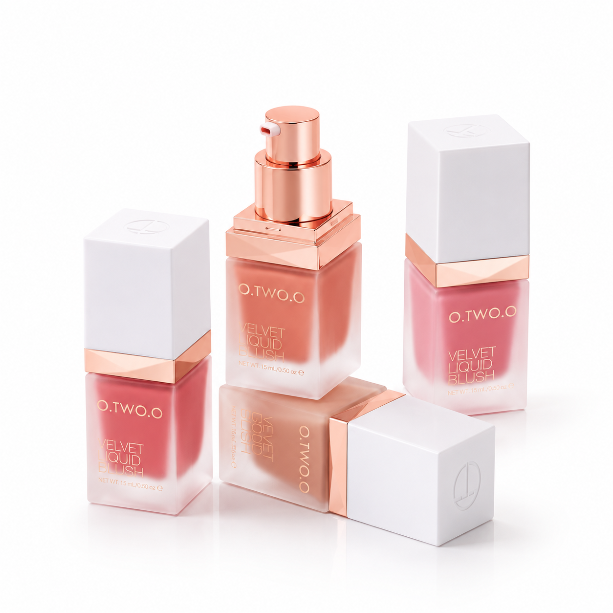 Blush Líquido Natural com Acabamento Mate Duradouro – Suave e Sedoso