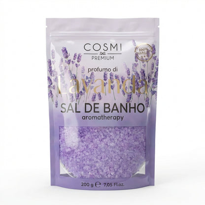 Lavender Aromatherapy Bath Salt 200g – Home Spa