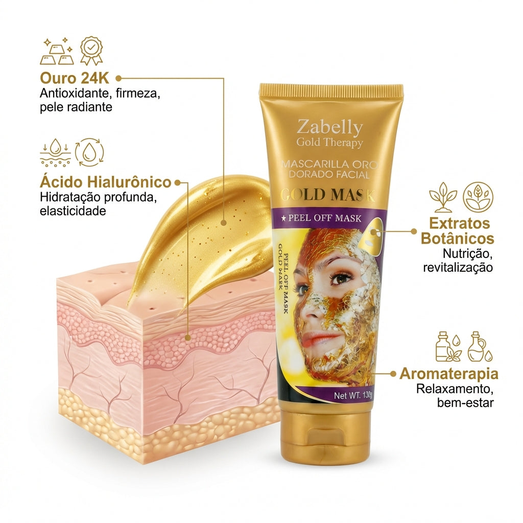 Gold Mask Therapy Zabelly 24k