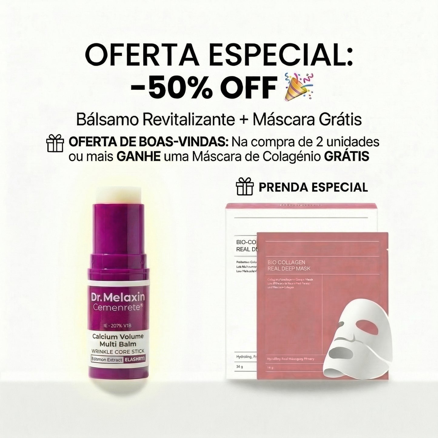 Bálsamo Facial Revitalizante em Stick