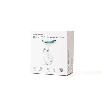 Massageador Facial Reafirmante com LED, EMS e Calor Selora – Rosto e Pescoço