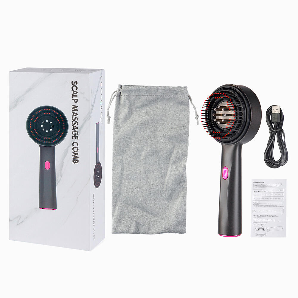 Massageador Elétrico para Cabelo – Relaxamento Profundo e Estimulação Capilar