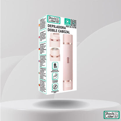 Depiladora Elétrica Compacta 2 em 1 – Precisão, Suavidade e Conforto