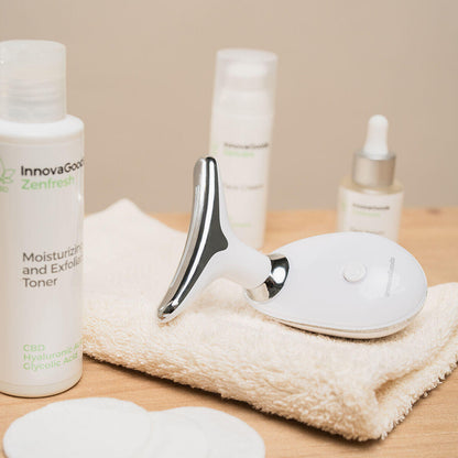 Massageador Facial Reafirmante com LED, EMS e Calor Selora – Rosto e Pescoço