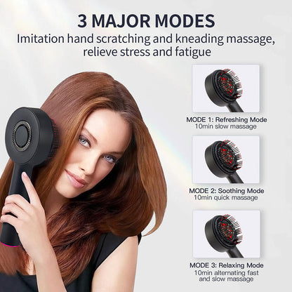 Massageador Elétrico para Cabelo – Relaxamento Profundo e Estimulação Capilar
