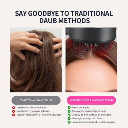 Massageador Elétrico para Cabelo – Relaxamento Profundo e Estimulação Capilar