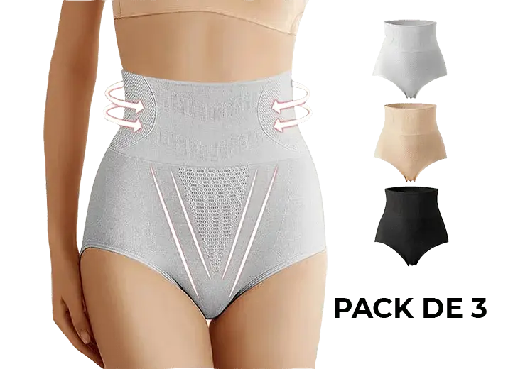 Pack 3 Cuecas Modeladoras Push-Up