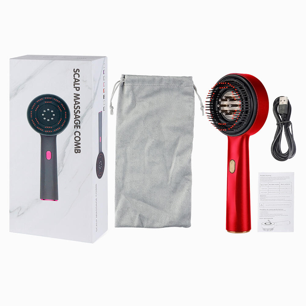 Massageador Elétrico para Cabelo – Relaxamento Profundo e Estimulação Capilar