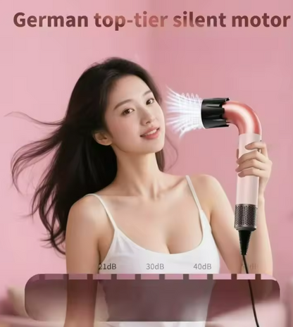 Secador de Cabelo Profissional 4 em 1 – Potência e Resultados de Salão em