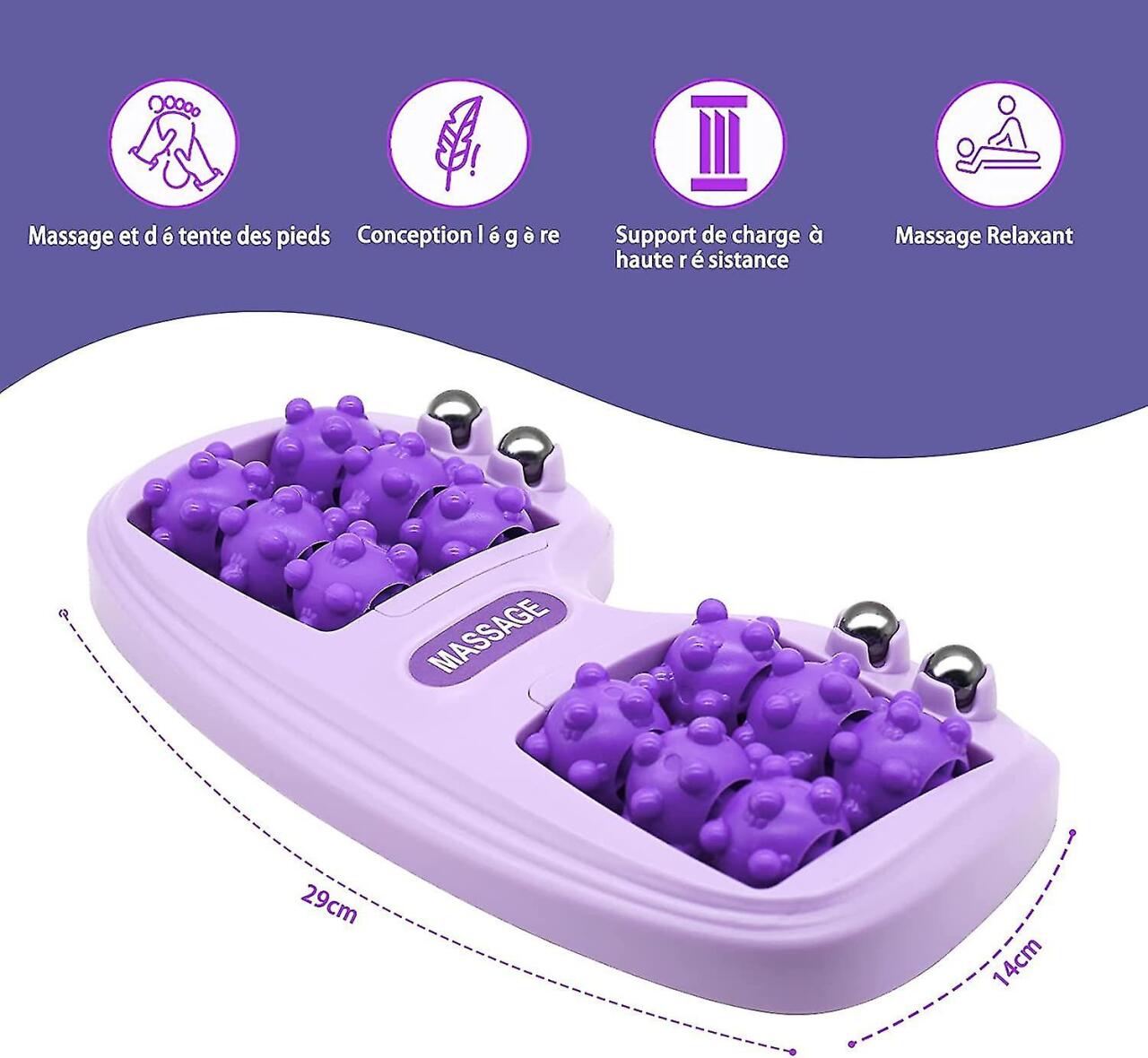 Massageador de Pés para Alívio da Fascite Plantar