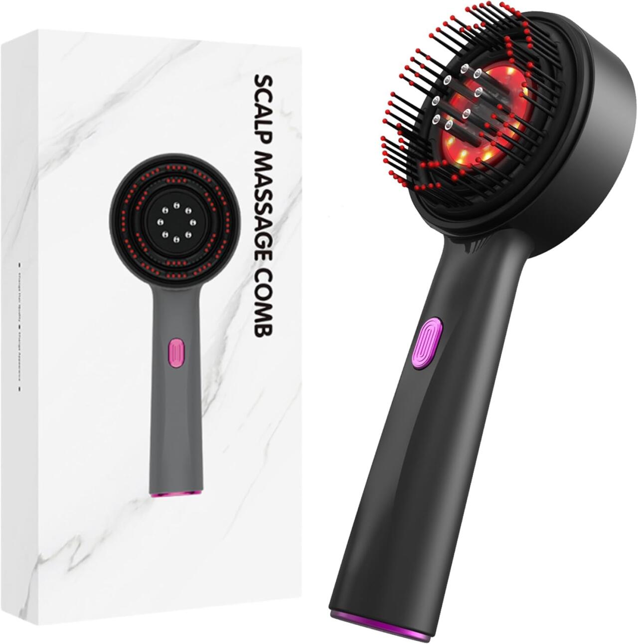 Massageador Elétrico para Cabelo – Relaxamento Profundo e Estimulação Capilar