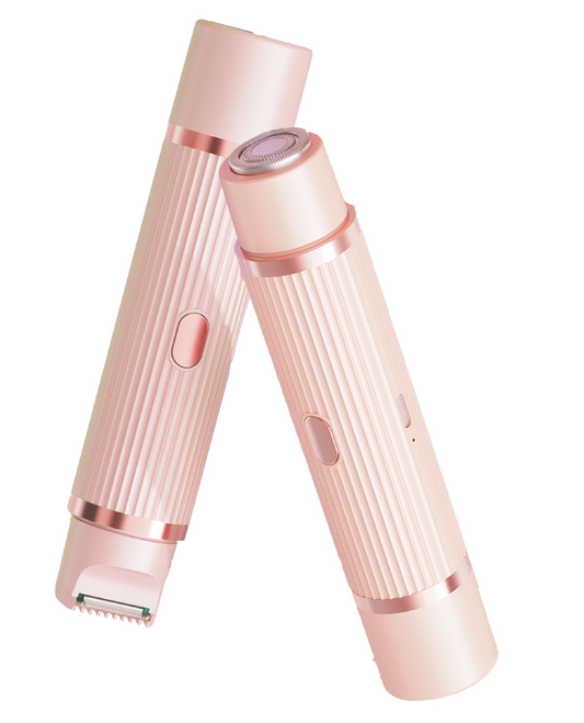 Depiladora Elétrica Compacta 2 em 1 – Precisão, Suavidade e Conforto